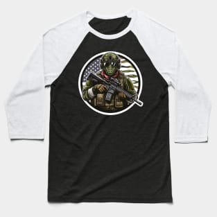 Tactical Crocodile Operator Baseball T-Shirt